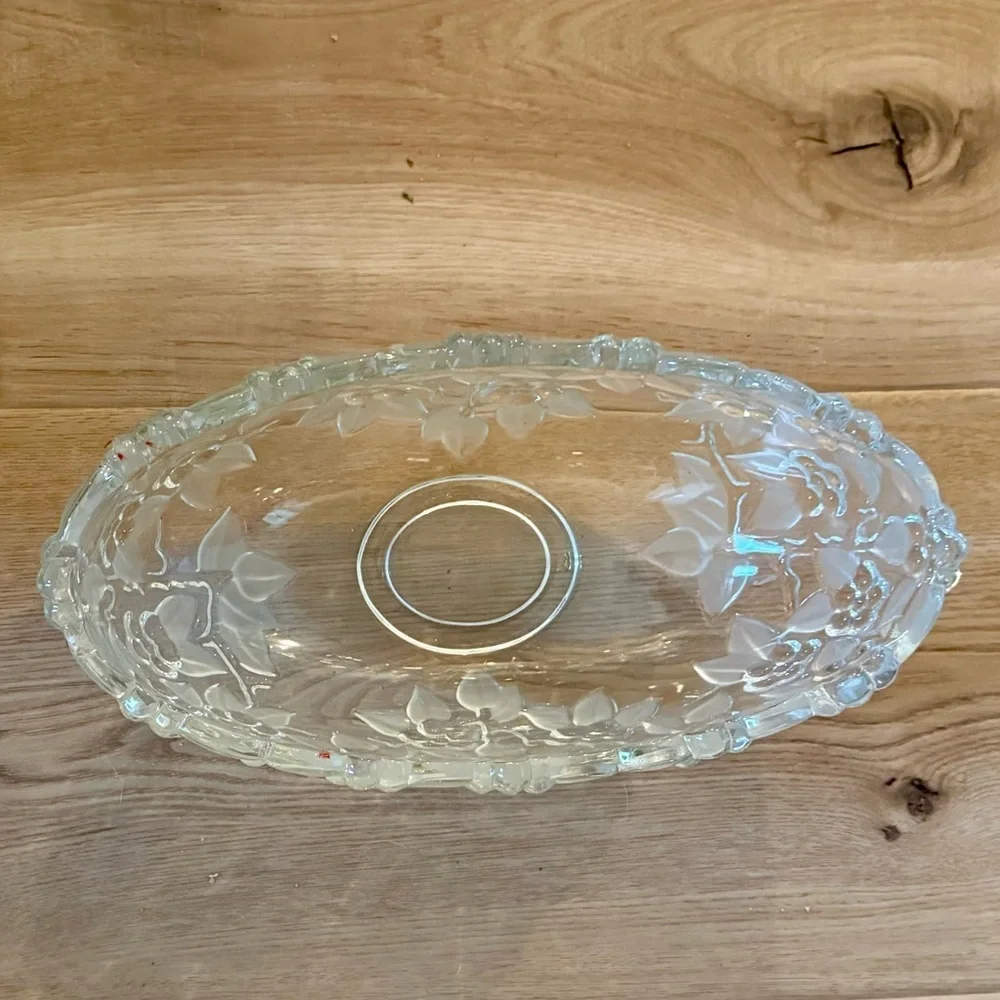 Vintage Crystal Fruit Bowl